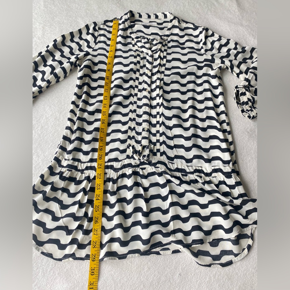 Isabella Sinclair Swizzle Striped Drawstring Tunic Women’s Size XS - Picture 10 of 12